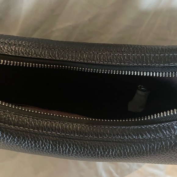 Coach Black Leather Shoulder Bag - Picture 5 of 6